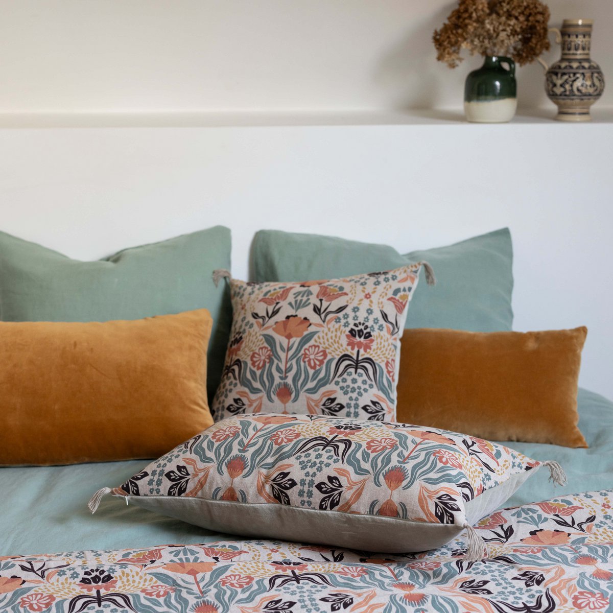 Édredon Imprimé Youi Multi – 85 x 200 cm | Vivaraise