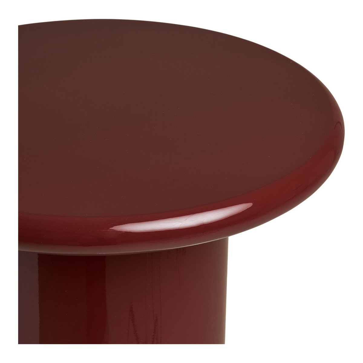 Table d'Appoint Otago - Bordeaux, Ø45x50 cm