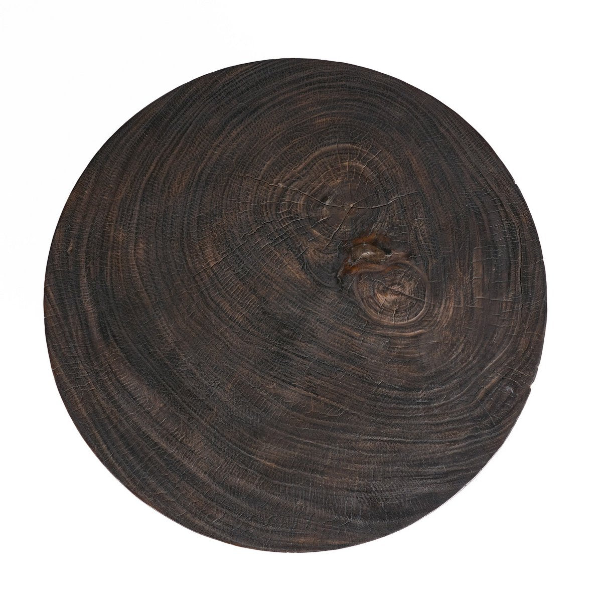 Table basse en bois de manguier Octo Chic – Noyer foncé | Bazar Bizar