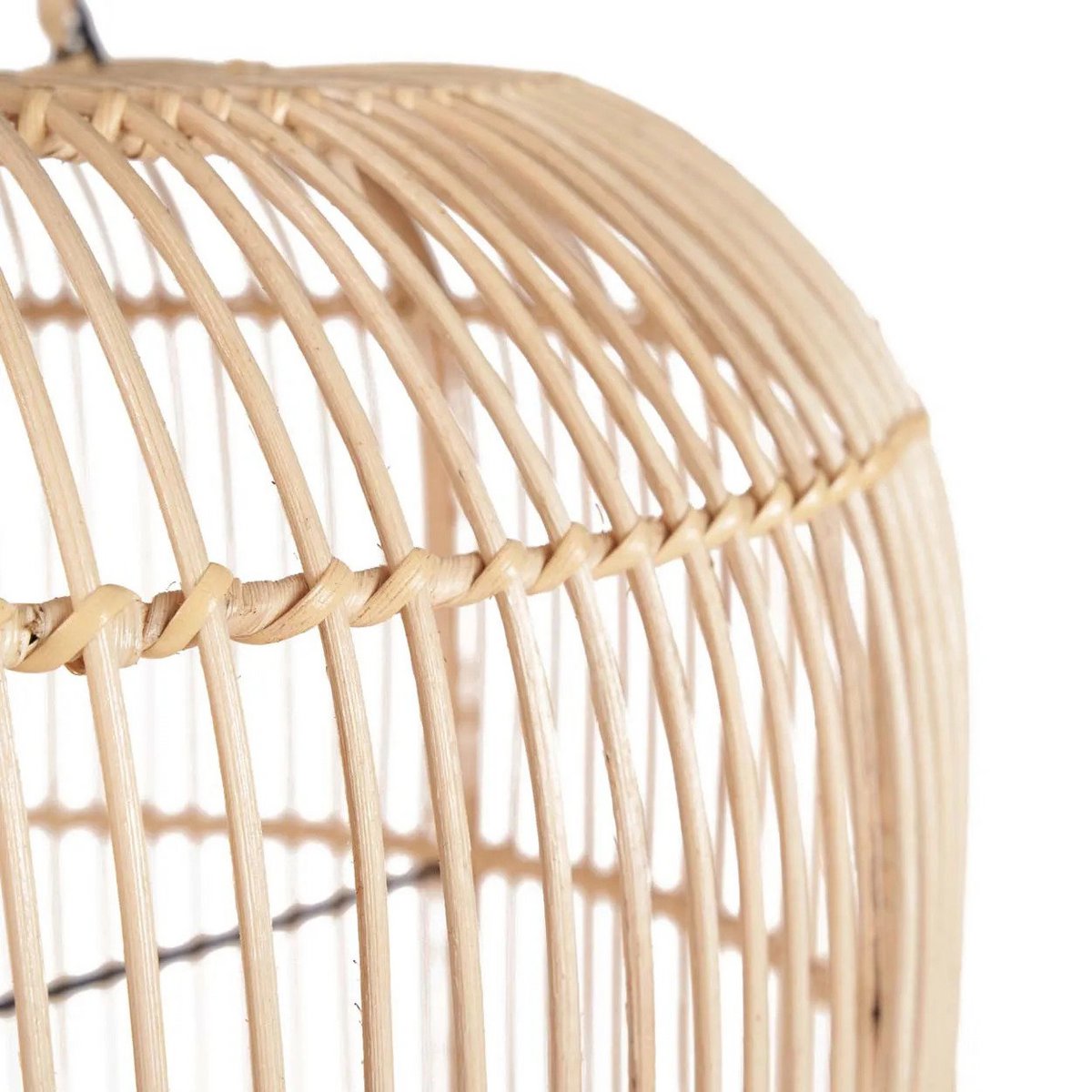 Suspension en rotin Bozelo – Naturel – L | Bazar Bizar