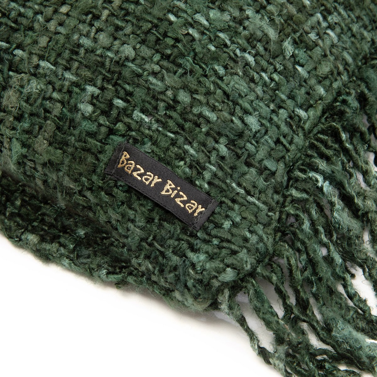 Housse de coussin Oh My Gee vert forêt 35 × 100 cm
