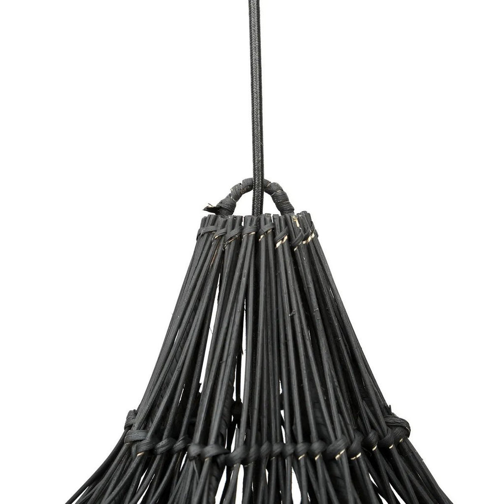 Suspension en rotin Le Fouetté – Noir – XL | Bazar Bizar