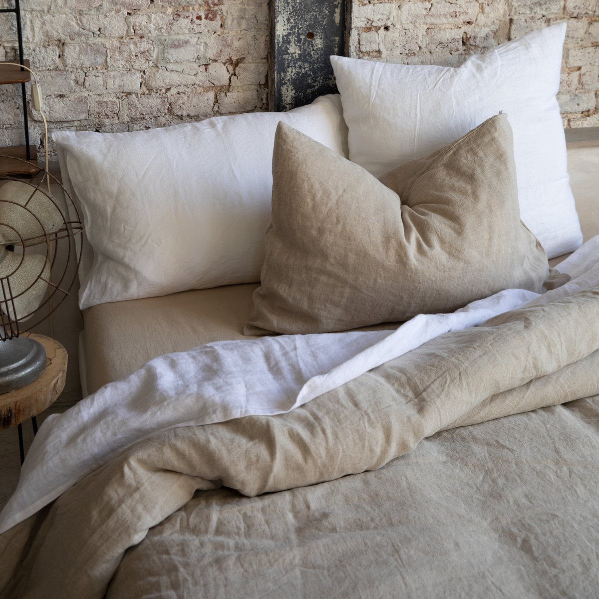 Zeff - Naturel - Housse de couette 260 x 240 cm
