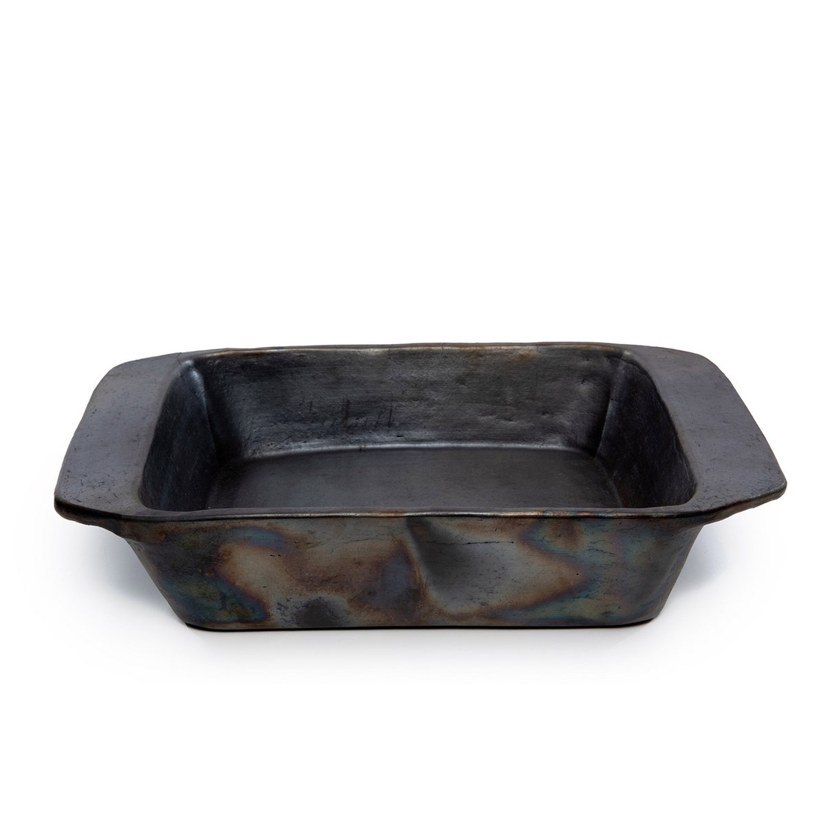 Plat en terre cuite brûlée Burned Oven Tray – Noir | Bazar Bizar