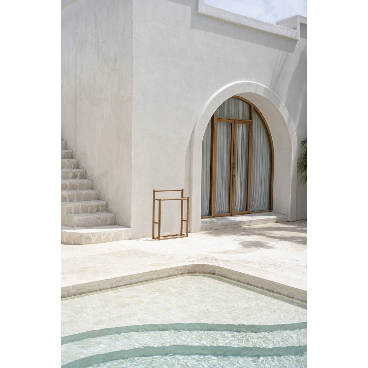 Porte-Serviettes Rustique en Teck