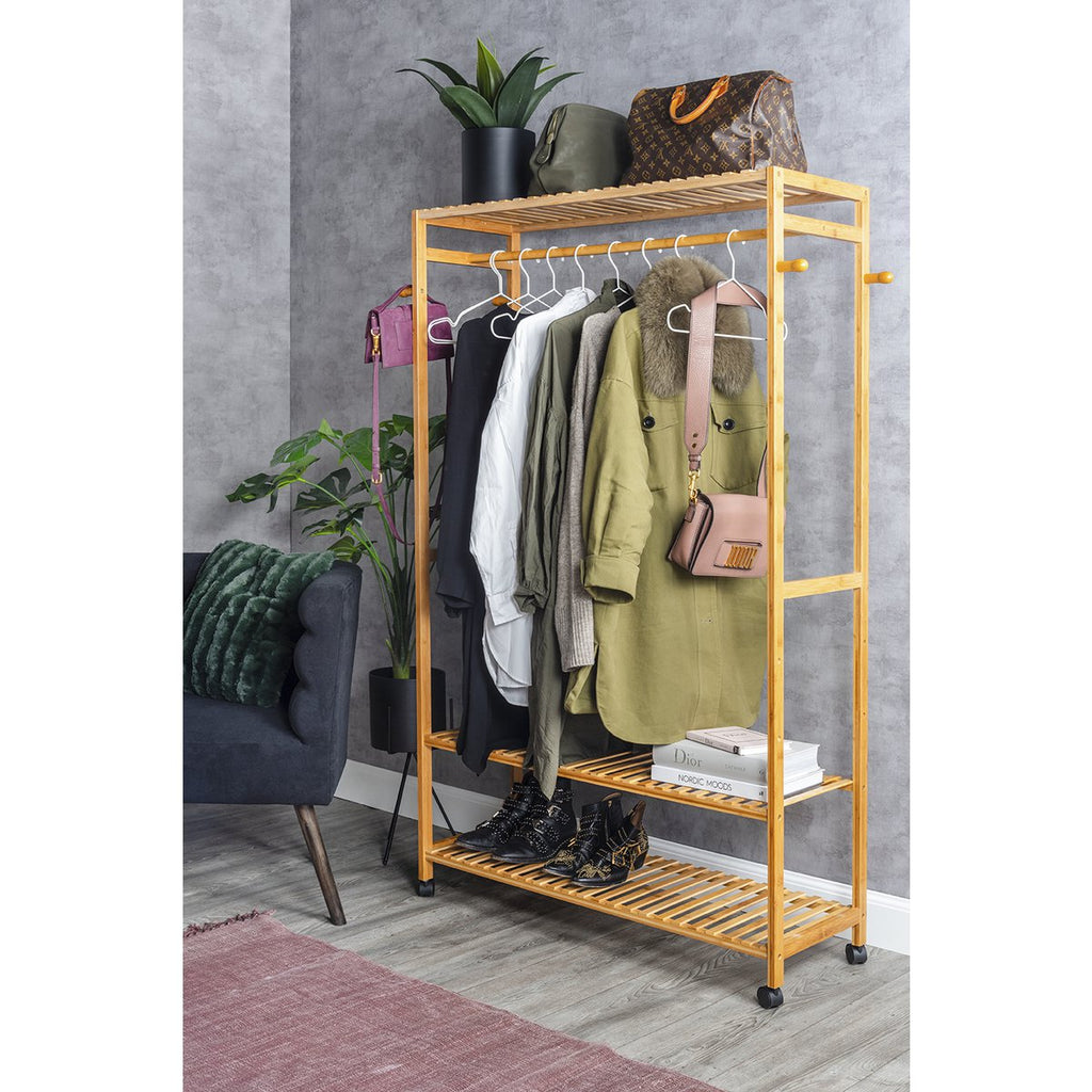 Porte-vêtements en bambou