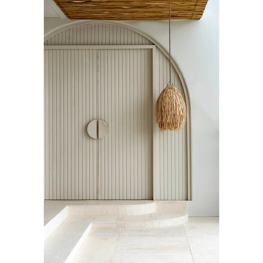 Suspension en rotin Shaggy – Naturel – M | Bazar Bizar