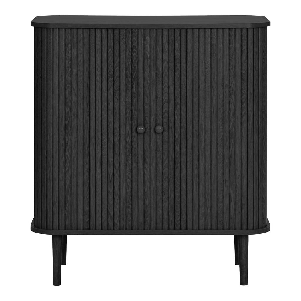 Buffet Nikko noir – 2 portes – 80 × 40 × 87 cm