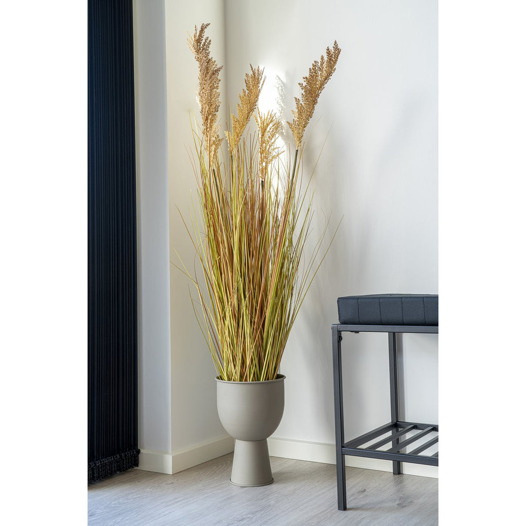 Pot de fleurs Amalfi – Acier sable
