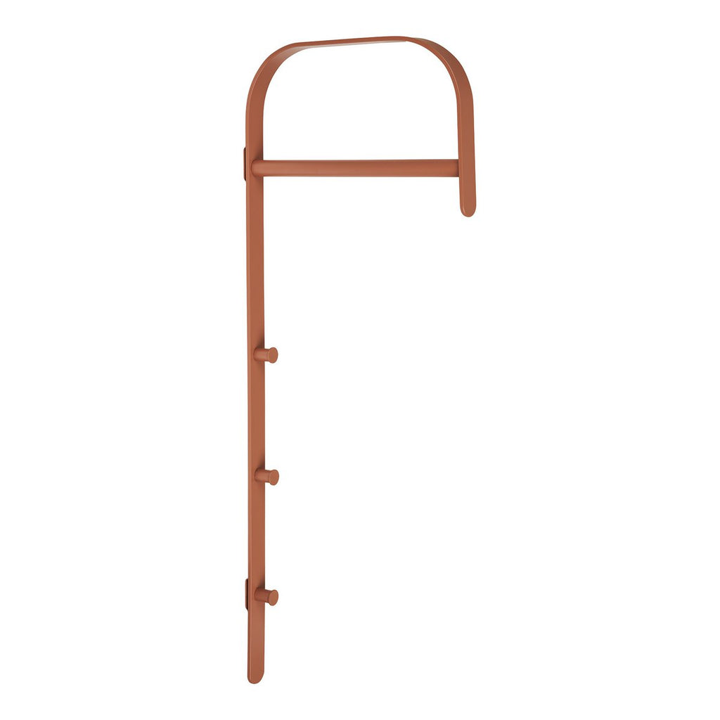 Portant à vêtements Gresto en métal cognac 3 × 30 × 80 cm
