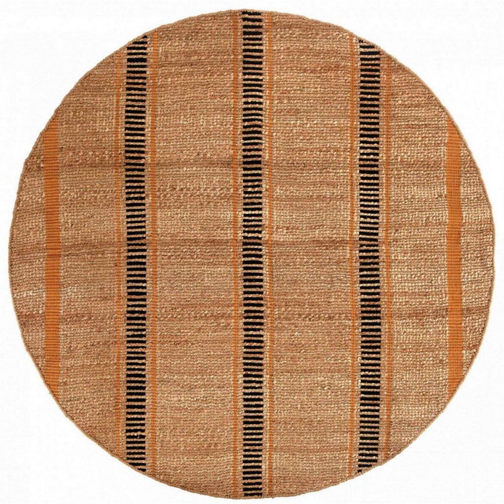 Tapis Eden Ocre – Rond Ø 160 cm