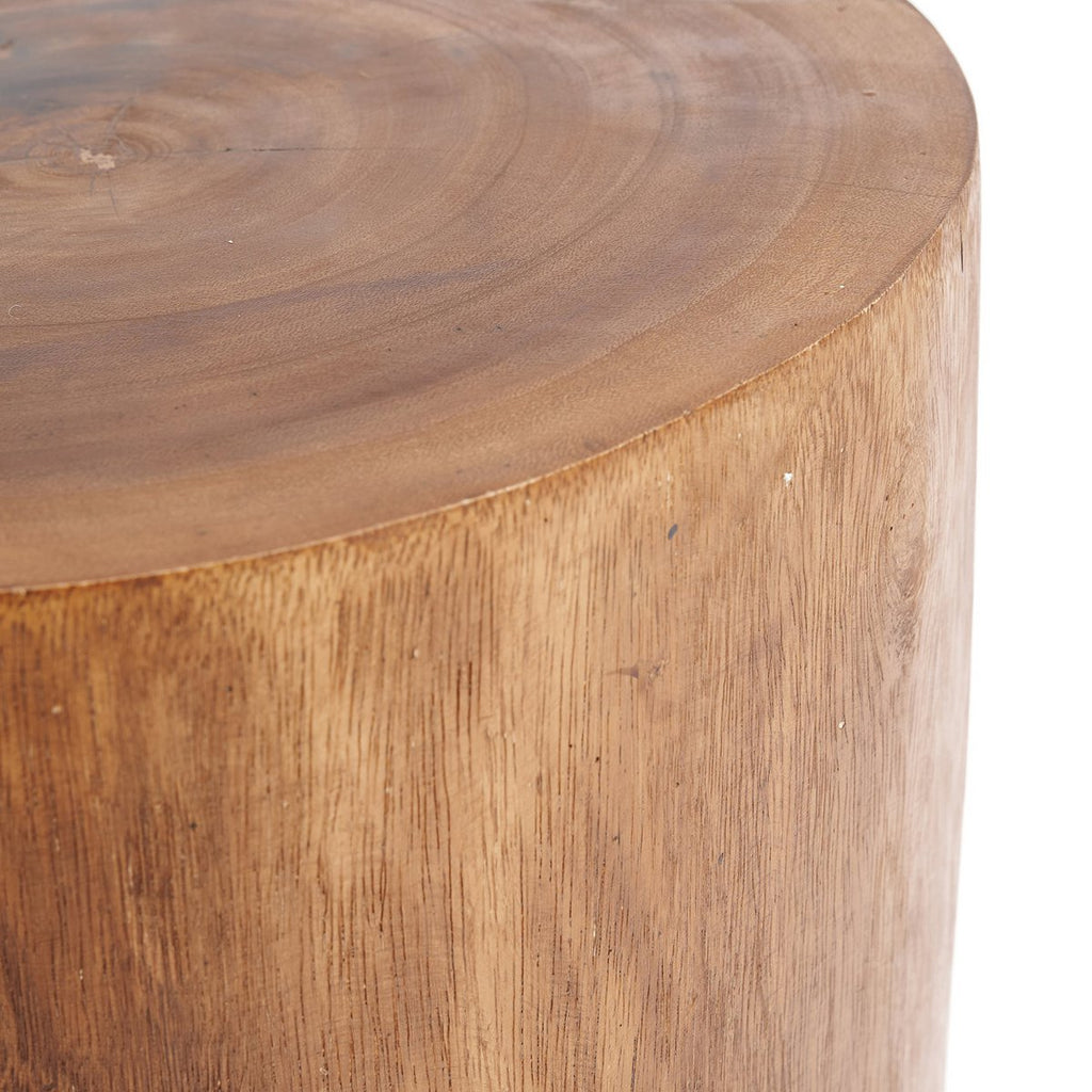 Tabouret en bois de munggour The Tribe – Naturel | Bazar Bizar