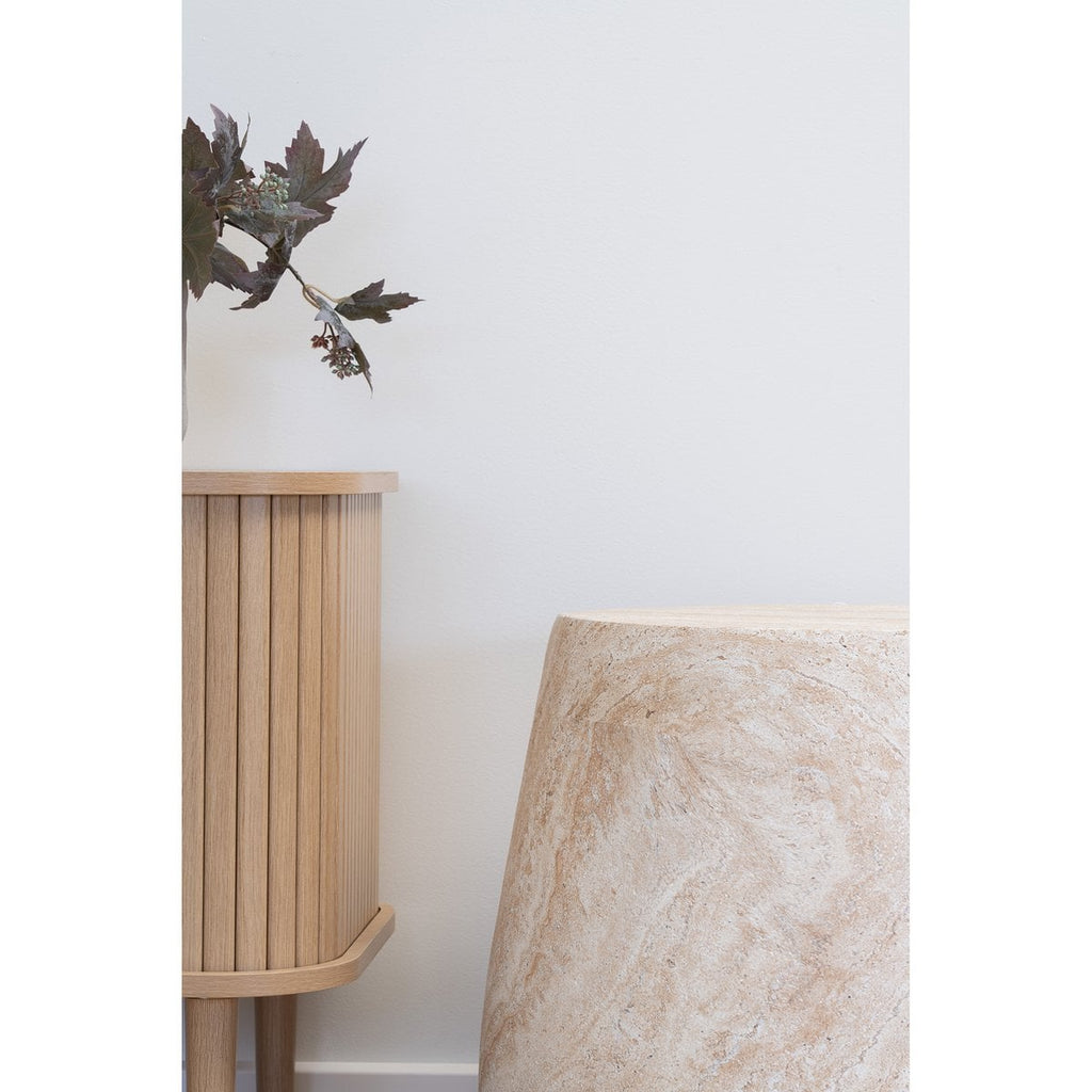 Table d'Appoint Bonn - Naturel, Fiberclay, ø47,5x41 cm