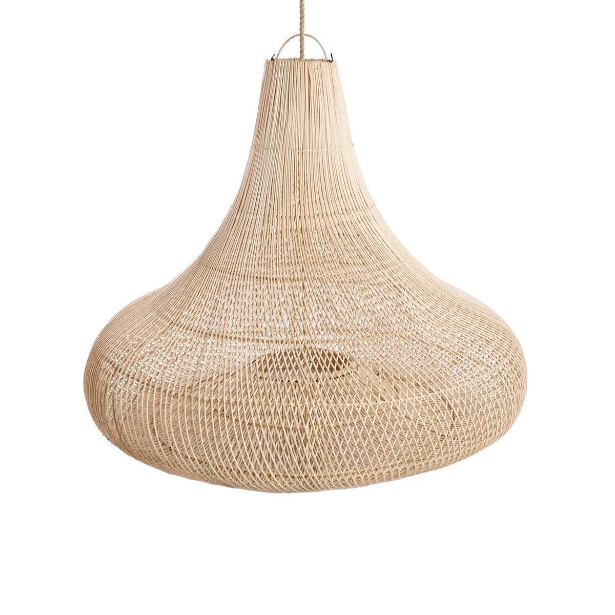 Abat-jour en rotin The Shala – Naturel – Taille L | Bazar Bizar