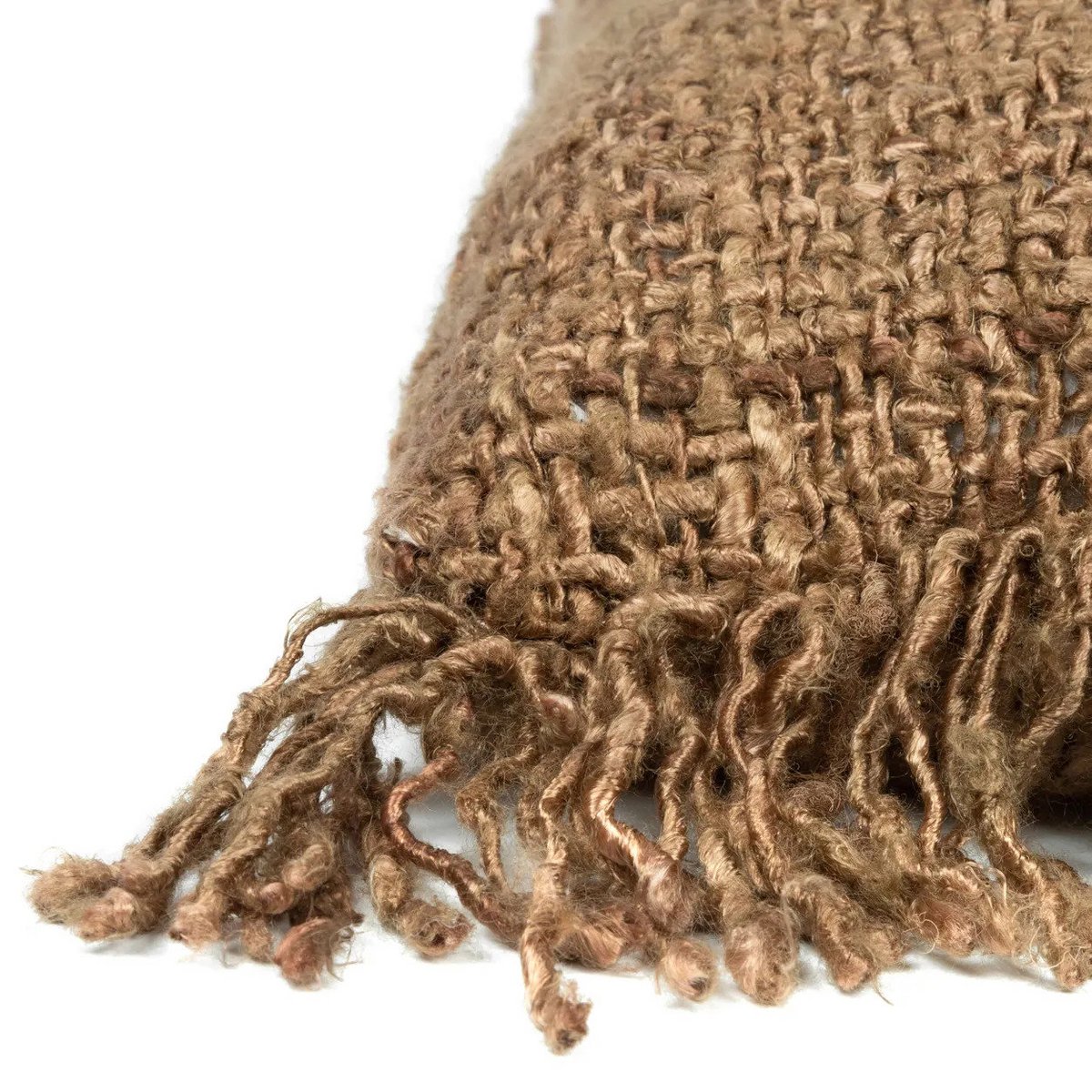 Housse de coussin en coton Oh My Gee – Marron – 60×60cm | Bazar Bizar