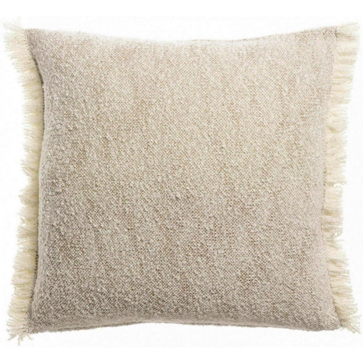 Coussin Chiné Jane Cacao – 45 x 45 cm