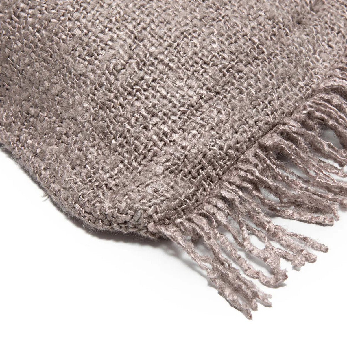 Housse de coussin en coton Oh My Gee – Gris Perle – 60×60cm | Bazar Bizar