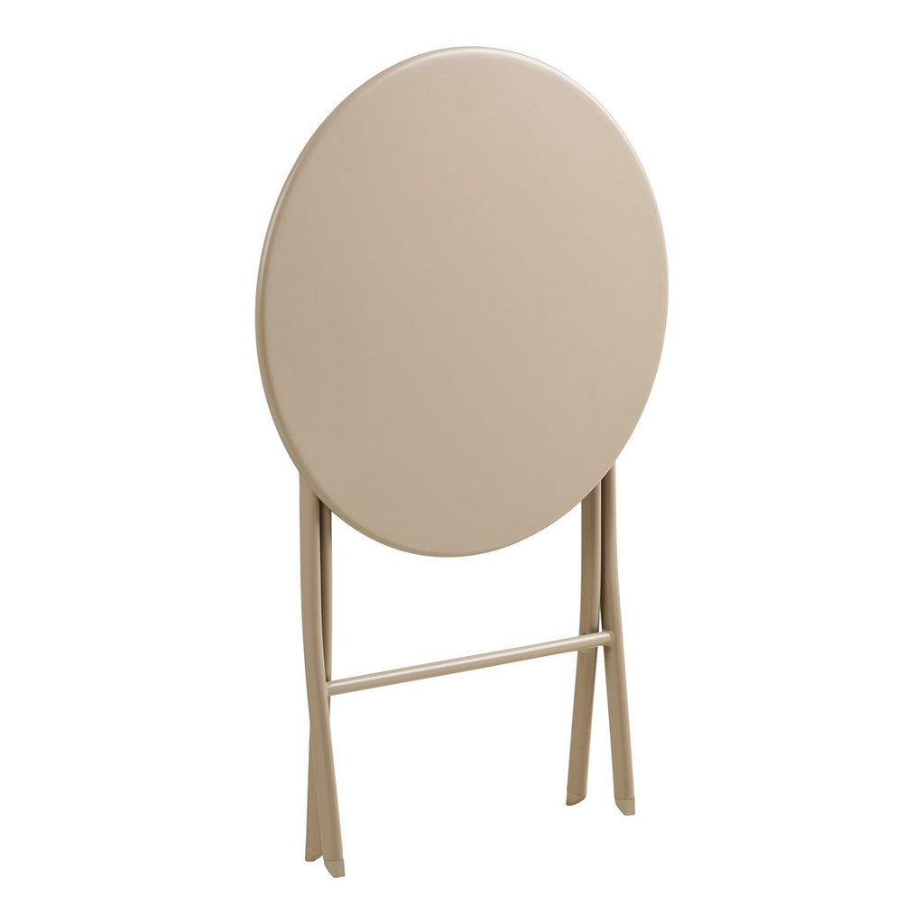 Ensemble bistro Arcas – Taupe (2 chaises + 1 table)