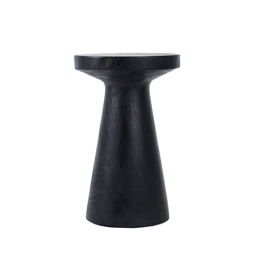 Table d’appoint en bois de suar Fidji – Noir | Bazar Bizar