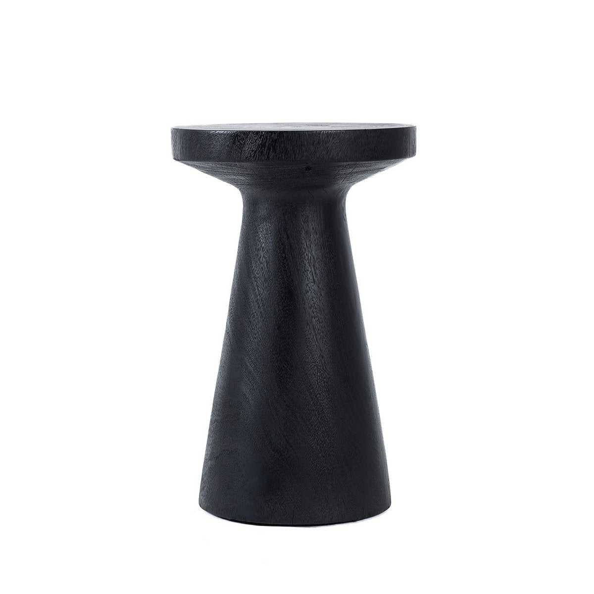 Table d’appoint en bois de suar Fidji – Noir | Bazar Bizar