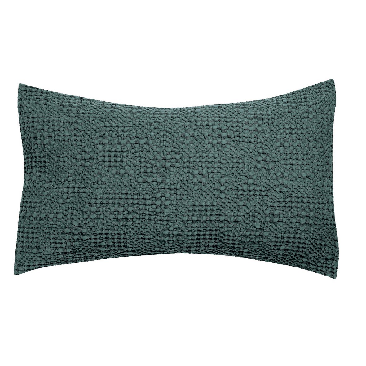 Coussin Stonewashed Tana Prusse – 40 x 65 cm