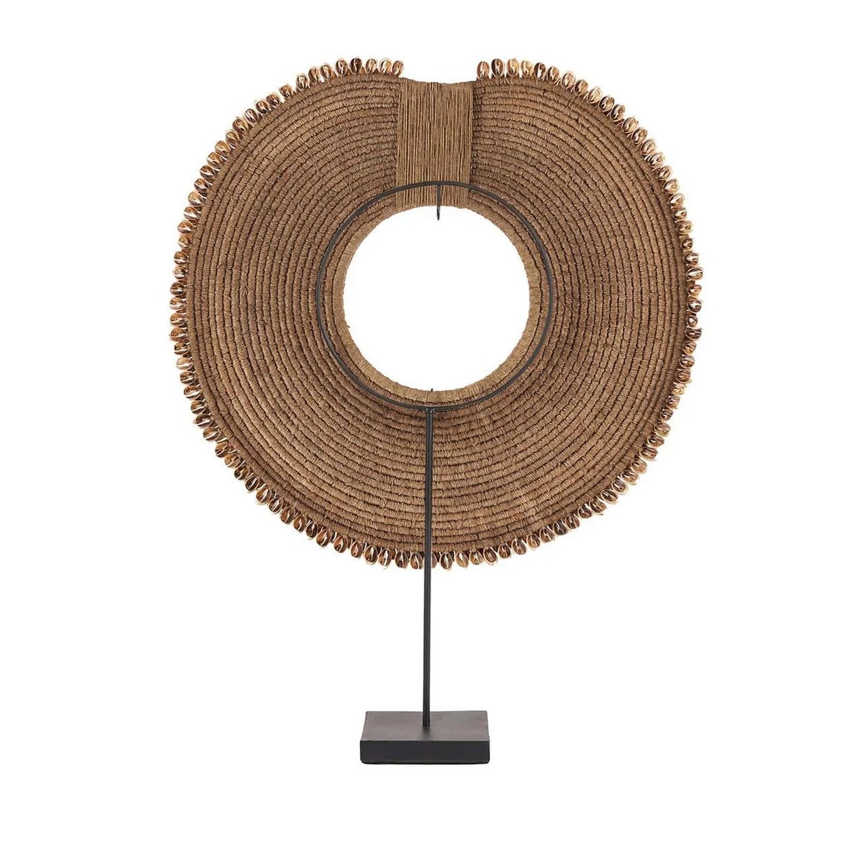 Shell Réunion sur support – décoration en coquillages naturels, 48 cm