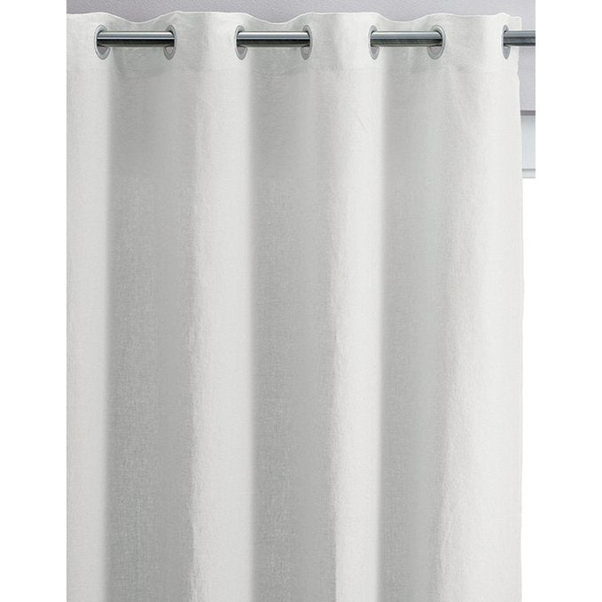 Rideau Stonewashed Zeff Blanc 140 x 280