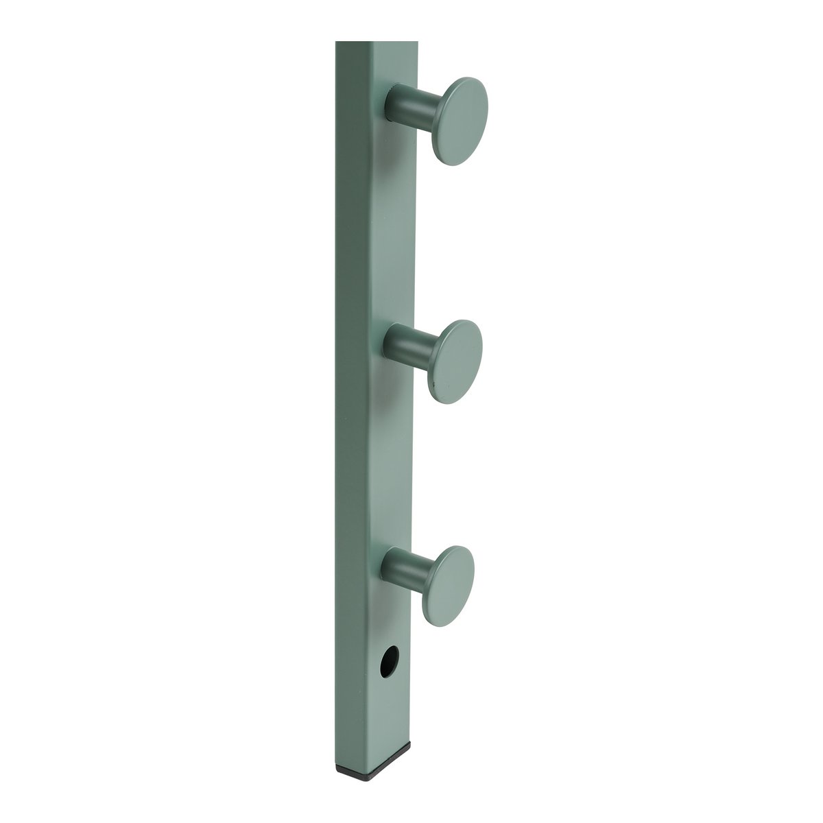 Portant à vêtements Trento en métal vert 3 × 30 × 82 cm