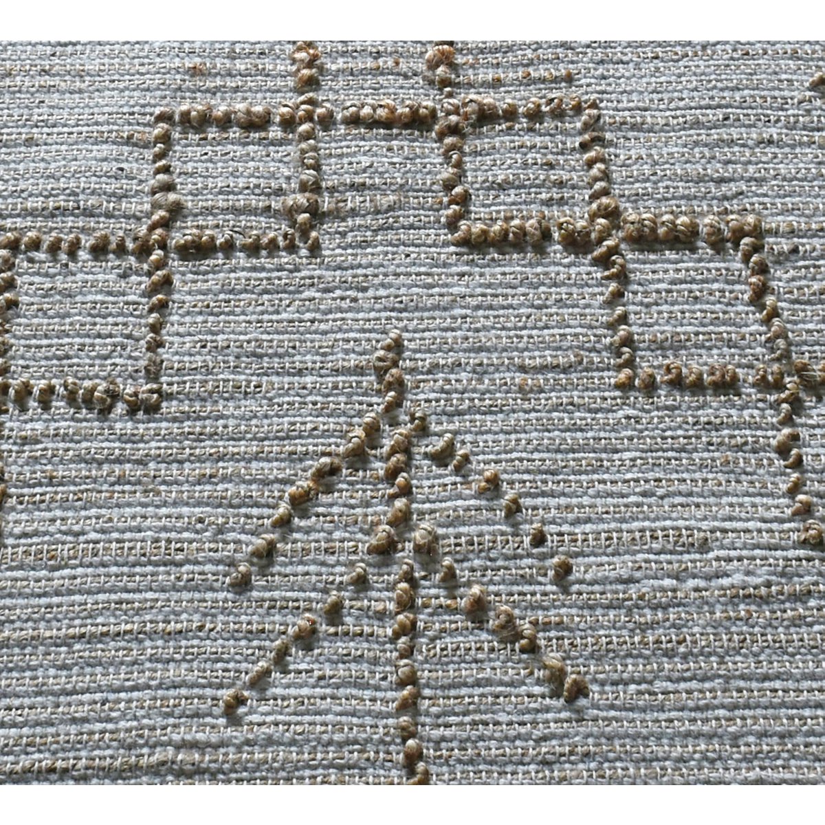 Tapis Altona Naturel et Ivoire en chanvre et laine 160 × 230 cm