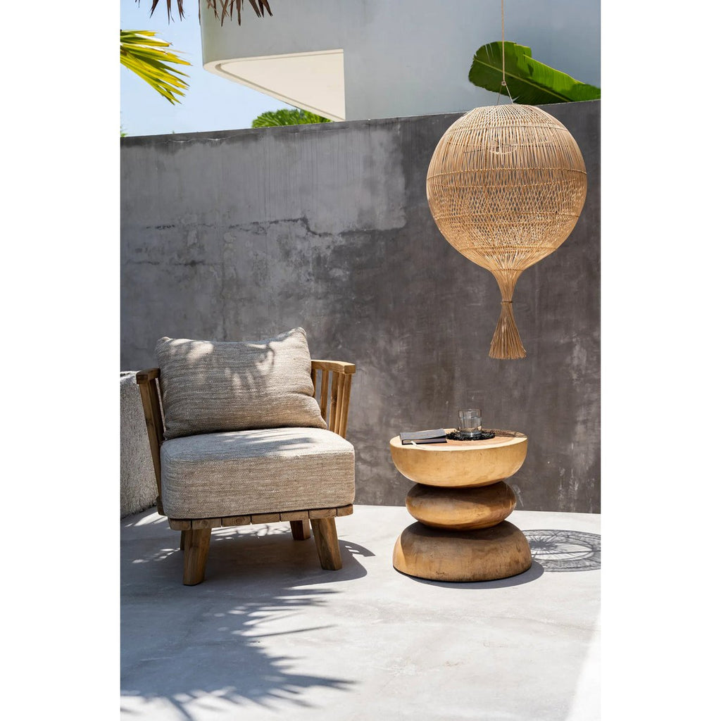Lampadaire ou suspension en rotin Wonton – Naturel | Bazar Bizar