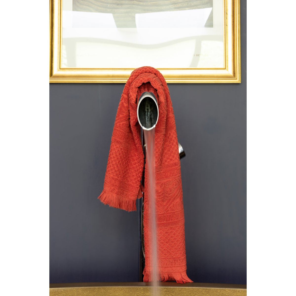 Zoé Brique – Drap de Bain 100 x 180 cm