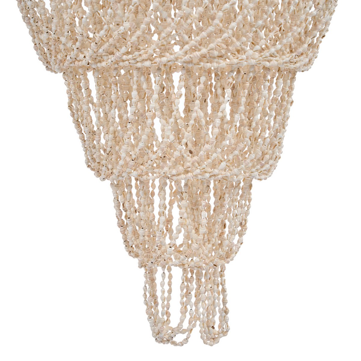 Lustre en coquillages Ocean Tower – Naturel – L | Bazar Bizar