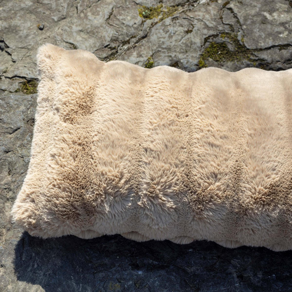 Coussin Astrid Grège 40 × 65 cm