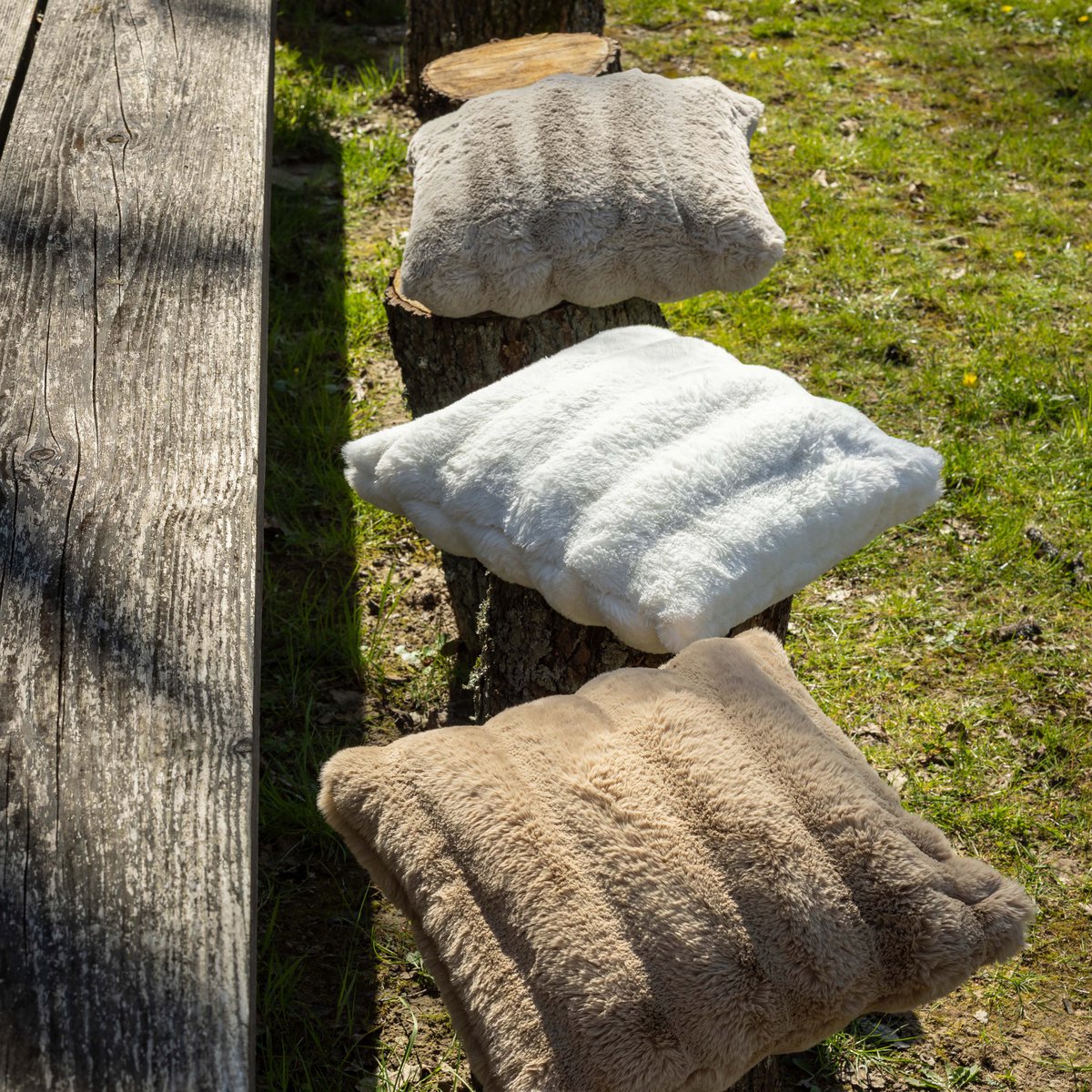 Coussin Astrid Naturel 45 x 45