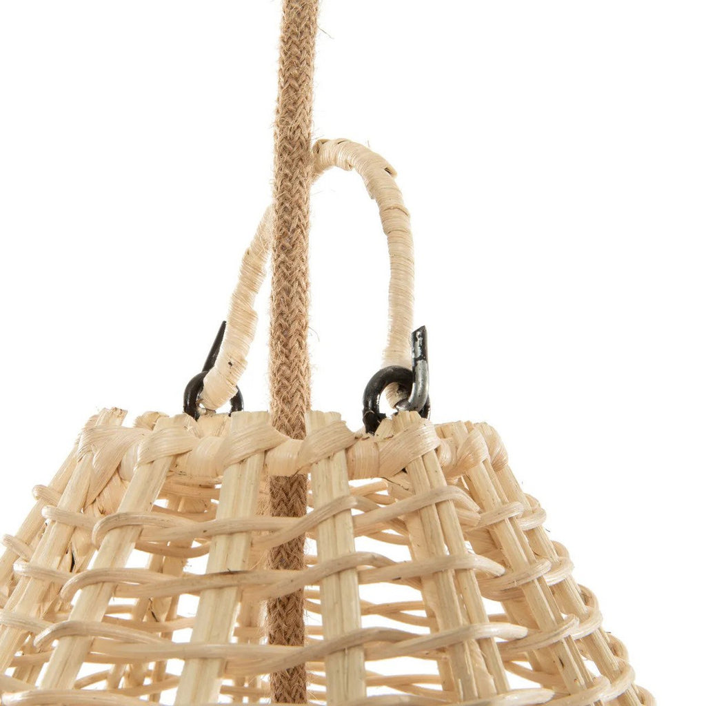 Suspension en rotin Elbe – Naturel – M | Bazar Bizar