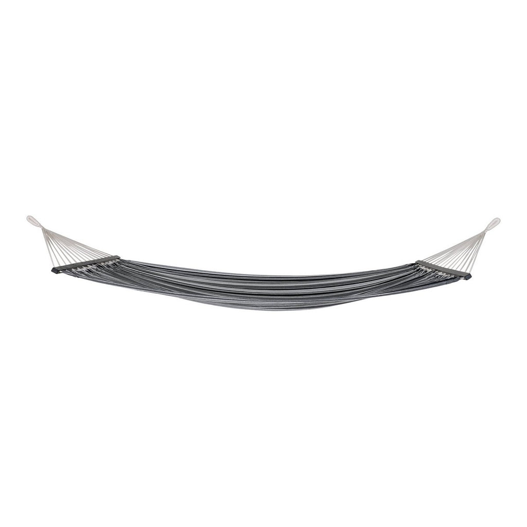 Hamac Lamia – Polyester & coton, noir/gris/blanc