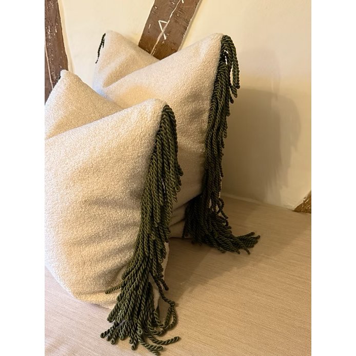 Coussin décoratif fait main Grace 60x60
