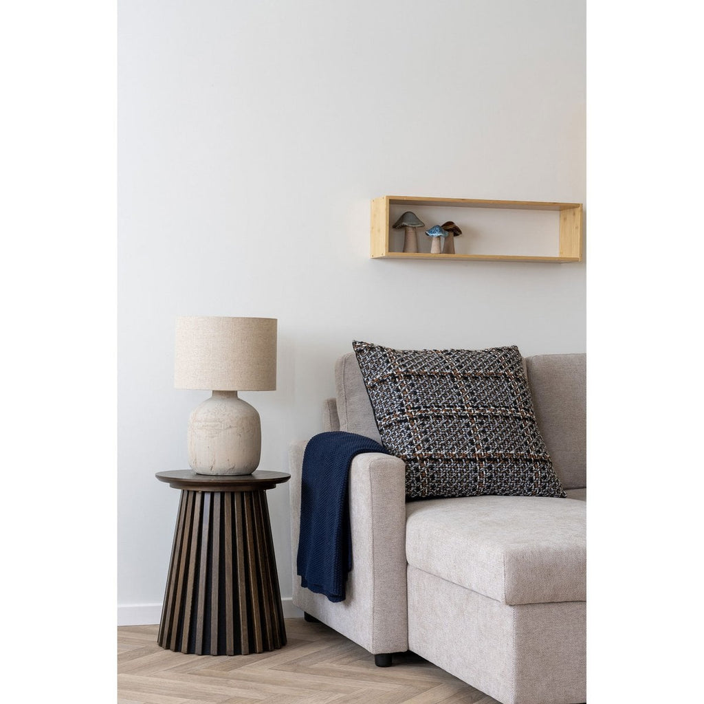 Lampe de Table Bilby - Céramique Marron Clair, Cordon 150 cm