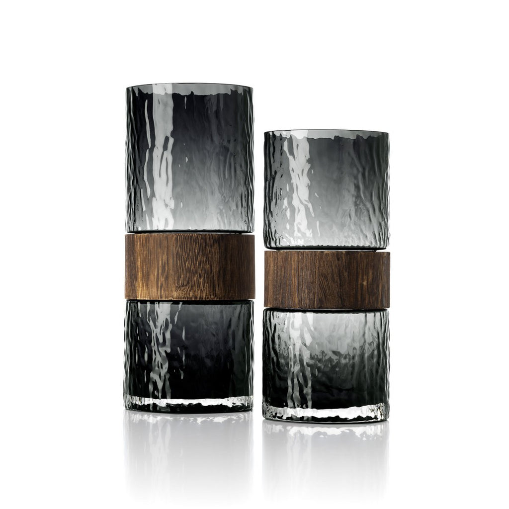 Vase The Wood You Be Mine - Gris Foncé - M