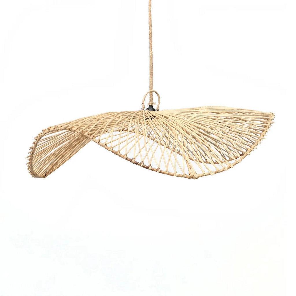 Suspension en rotin Chapeau – Naturel – L | Bazar Bizar