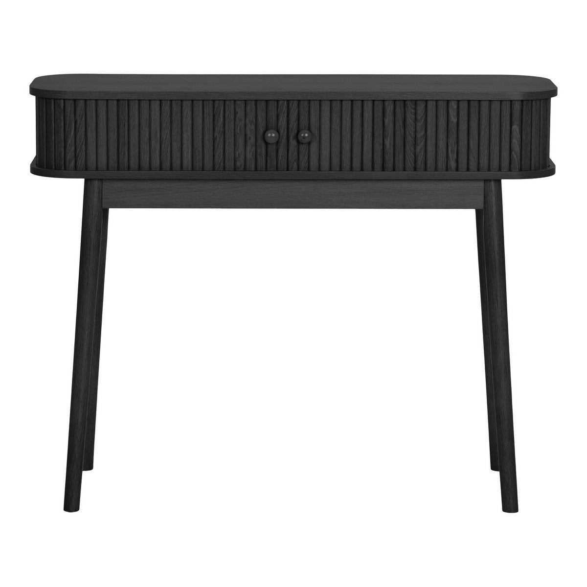 Console Nikko noire – 2 portes – 100 × 30 × 80 cm