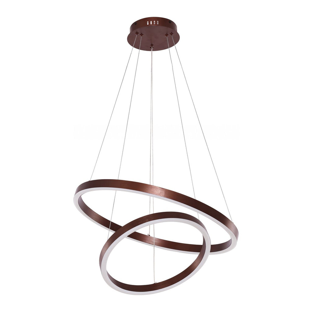 Suspension LED Neo Café – 2 anneaux Ø 40 et 60 cm