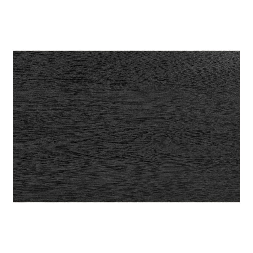 Table d’appoint Nikko noire – 2 portes – 45 × 40 × 50,5 cm
