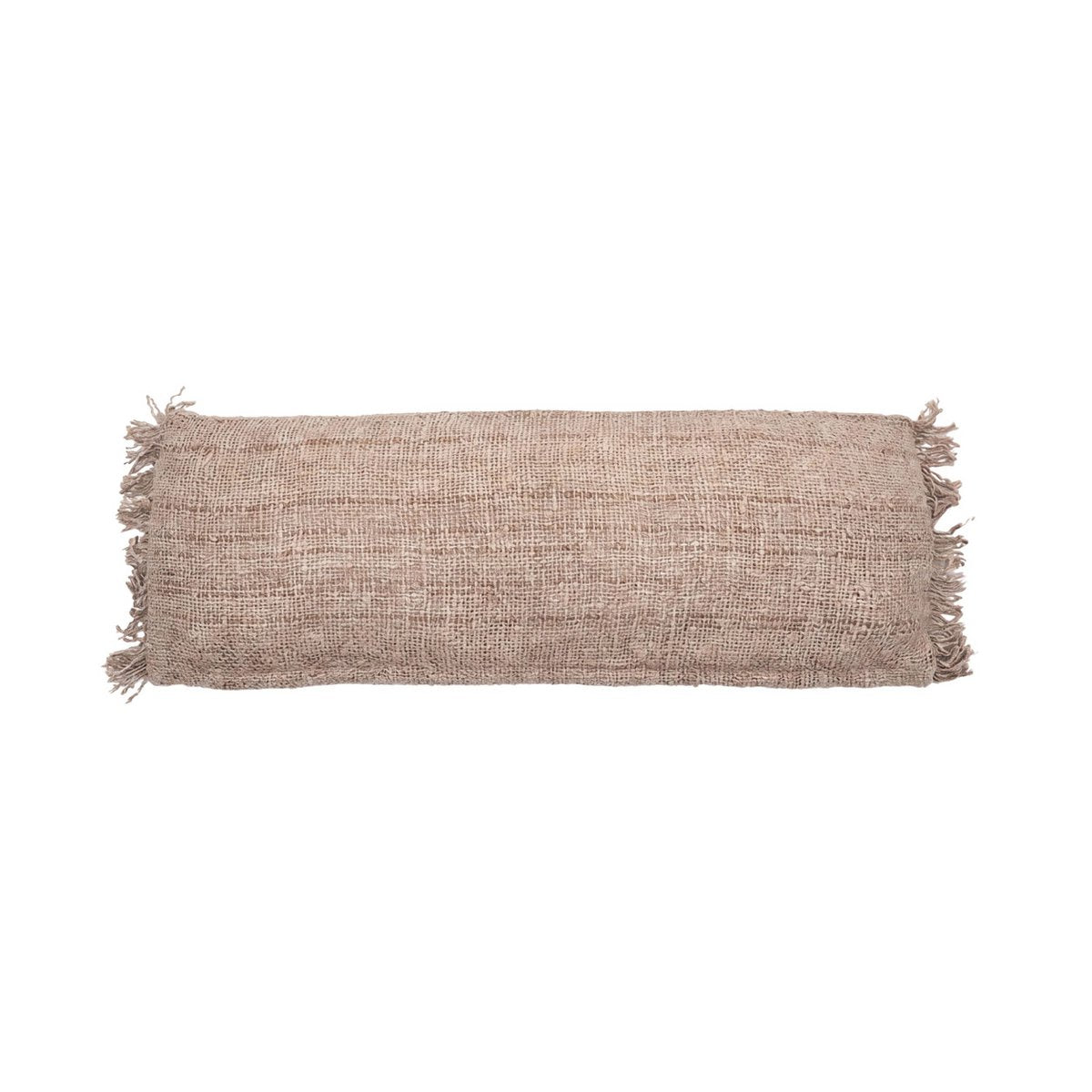 Housse de coussin traversin en coton Oh My Gee – Beige – 35×100cm | Bazar Bizar