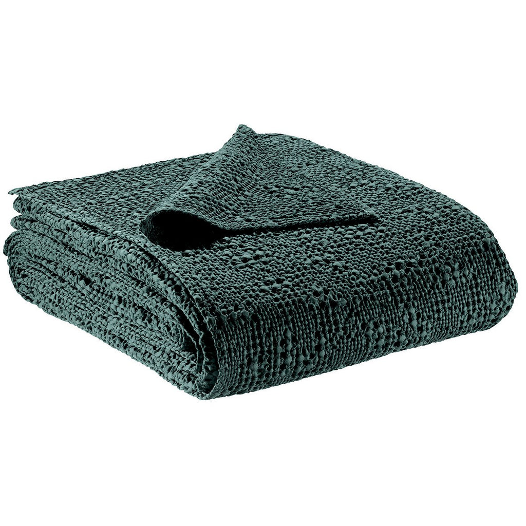 Plaid Stonewashed Tana Prusse – 140 x 200 cm