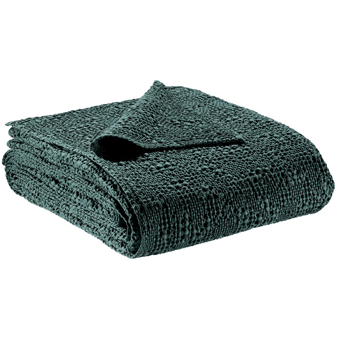 Plaid Stonewashed Tana Prusse – 140 x 200 cm