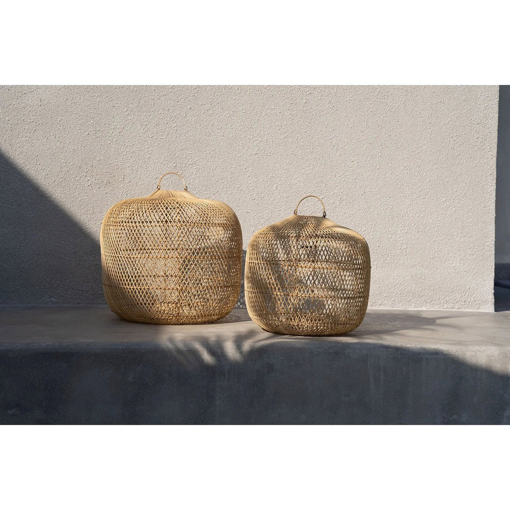 Suspension en rotin Batu Bolong – Naturel – L | Bazar Bizar
