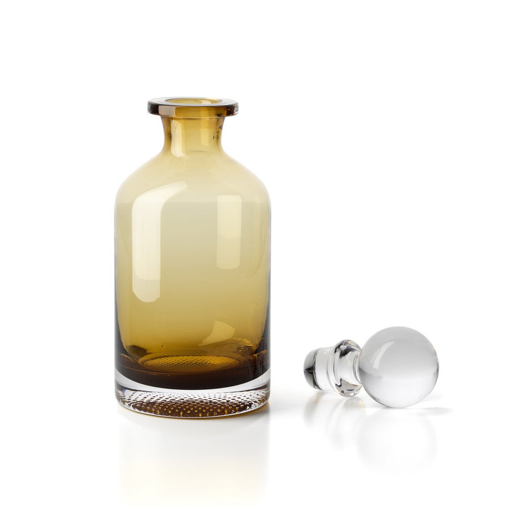 Carafe en verre recyclé Dot Decanter – Ambre | Bazar Bizar