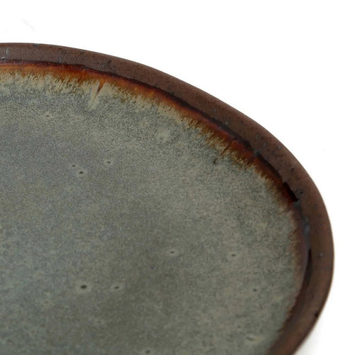 Assiette en grès Côa – Gris Bleué | Bazar Bizar