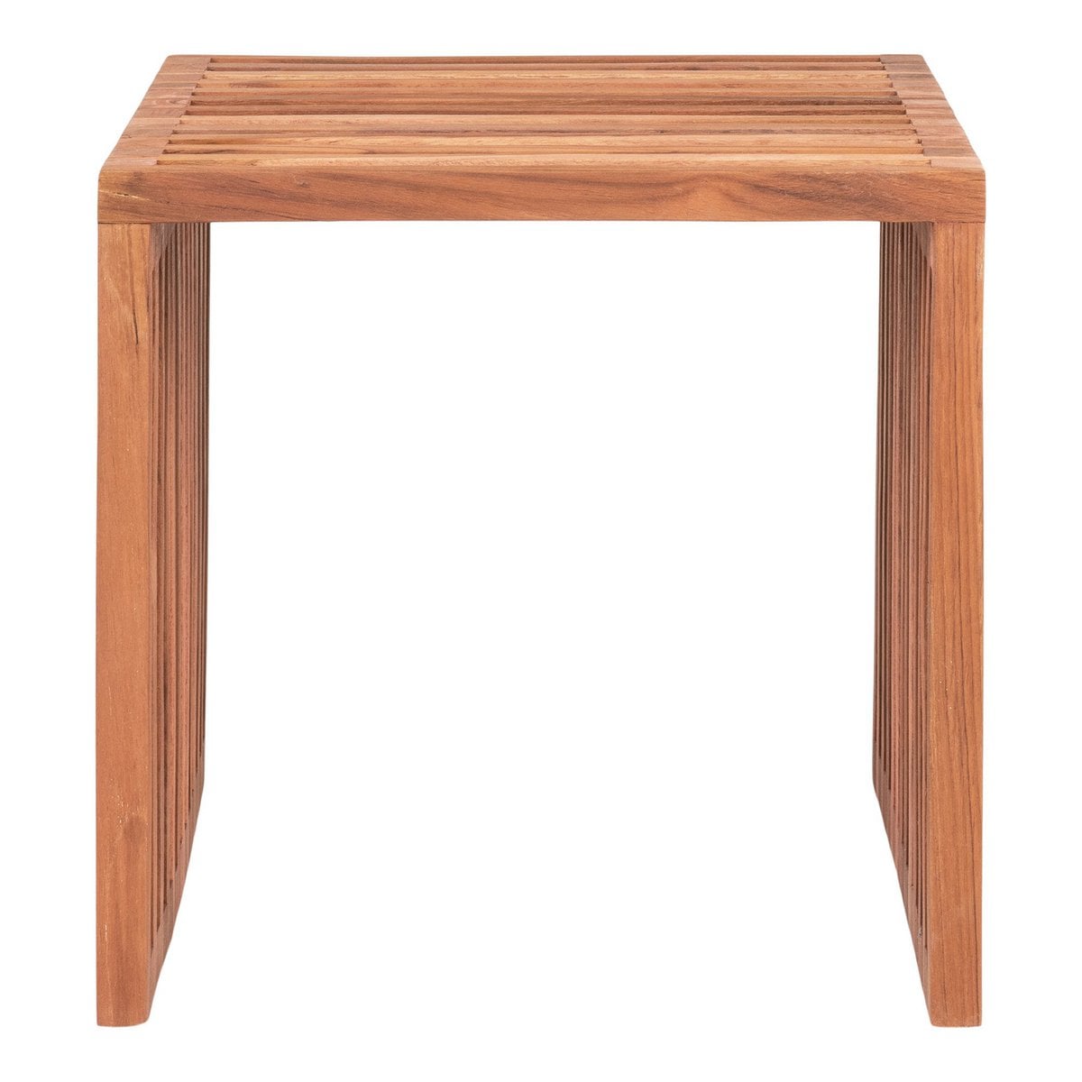 Pego – Table d’appoint en teck naturel – 40x40x40 cm